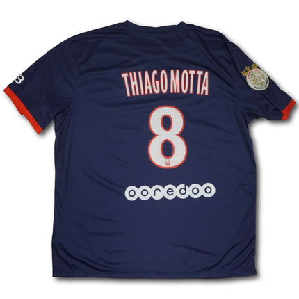 Paris Saint-Germain 2013-14 heim XXL THIAGO MOTTA #8 Nike