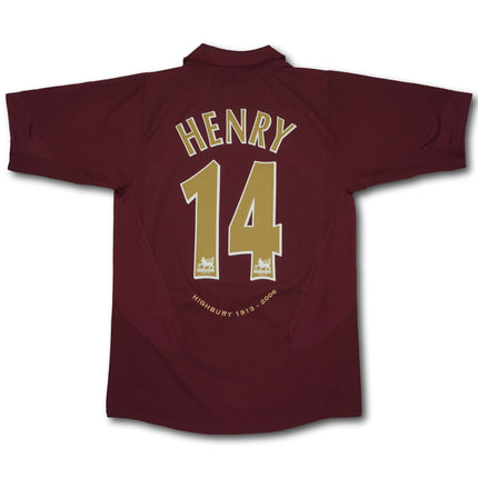 FC Arsenal 2005-06 jubiläum M HENRY #14 vintage Nike