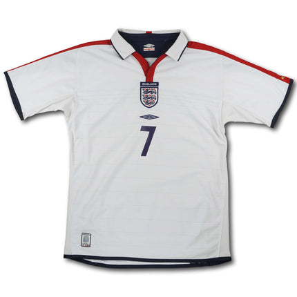 England 2004 Trikot heim Invertible - Beckham #7 - 8/10 - [M]