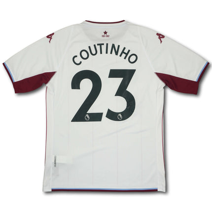 Aston Villa 2021-22 auswärts L COUTINHO #23 Kappa
