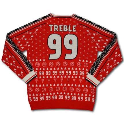 Manchester United 1999 Sweater ugly - TREBLE #99 - 9/10 - [L]