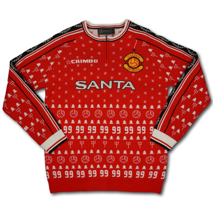 Manchester United 1999 Sweater ugly - TREBLE #99 - 9/10 - [L]
