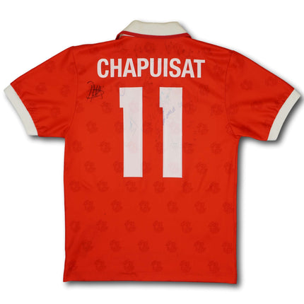 Schweiz 1994-96 heim XS (fits S) CHAPUISAT #11 vintage Lotto