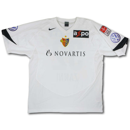 FC Basel 2005-06 Trikot auswärts Match Worn mit COA - Zanni #32 - 9/10 - [XL]