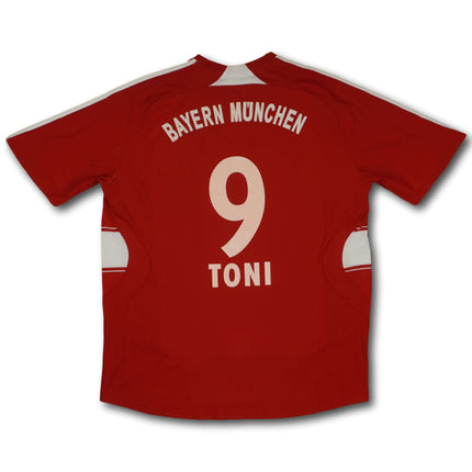 FC Bayern München 2007-09 Trikot heim - TONI #9 - 5/10 - [XL]