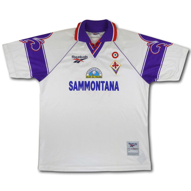 ACF Fiorentina 1996-97 Trikot auswärts signiert mit COA - SCHWARZ - 8/10 - [XL]