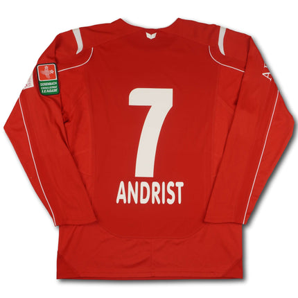 FC Thun 2009-10 Trikot heim Match Prepared - L/S - Andrist #7 - 9/10 - [M]
