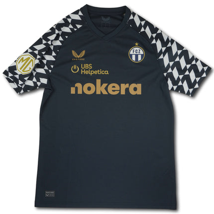 FC Zürich 2024-25 Trikot auswärts Match Prepared signiert vom Team - Ballet #8 - 9/10 - [L]