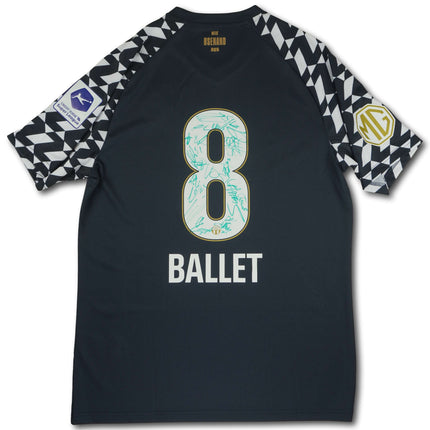FC Zürich 2024-25 Trikot auswärts Match Prepared signiert vom Team - Ballet #8 - 9/10 - [L]