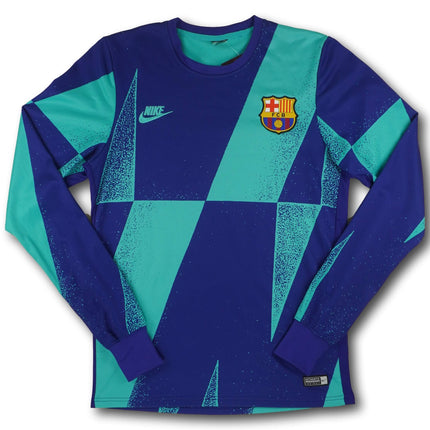 FC Barcelona 2019-20 Trikot pre-match - L/S - 8/10 - [S]