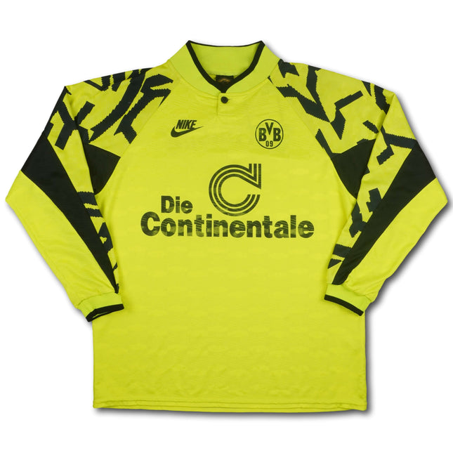 Borussia Dortmund 1991-92 Trikot heim - L/S - 6/10 - [L]