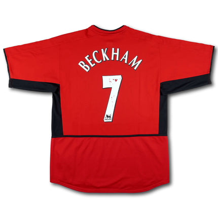 Manchester United 2002-04 Trikot heim Meistersaison - BECKHAM #7 - 5/10 - [L]