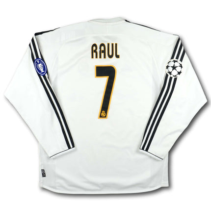 Real Madrid 2003-04 Trikot heim - L/S - RAUL #7 - 6/10 - [M]