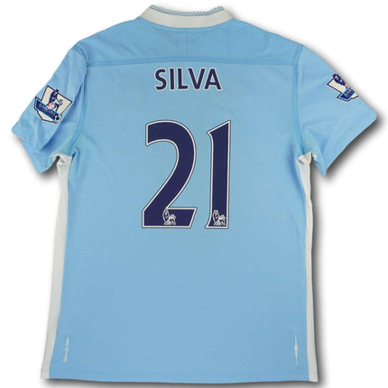 Manchester City 2011-12 Trikot heim - Silva #21 - 7/10 - [M]