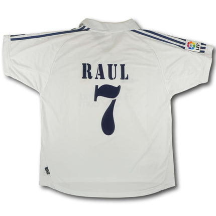 Real Madrid 2001-02 Trikot heim Champions League Sieger - Raul #7 - 6/10 - [L]