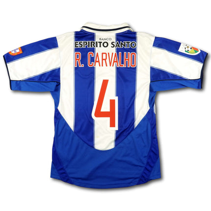 FC Porto 2003-04 Trikot heim Champions League Sieger - R. CARVALHO #4 - 5/10 - [M]