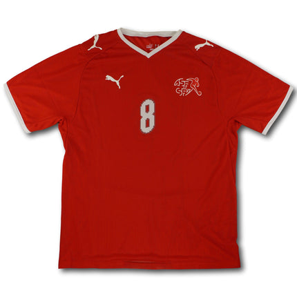 Schweiz 2008 Trikot heim - Inler #8 - 9/10 - [XL]