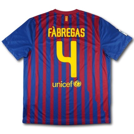 FC Barcelona 2011-12 Trikot heim - FABREGÀS #4 - 7/10 - [XL]