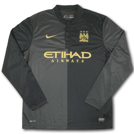 Manchester City 2013-14 Trikot auswärts Meistersaison - L/S - Toure Yaya #42 - 8/10 - [L]