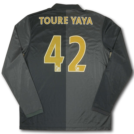 Manchester City 2013-14 Trikot auswärts Meistersaison - L/S - Toure Yaya #42 - 8/10 - [L]