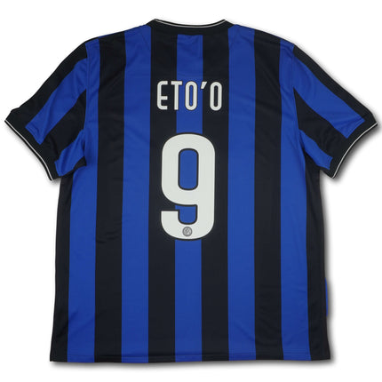 Inter Mailand 2009-10 Trikot heim Triplesaison - ETO'O #9 - 8/10 - [XL]