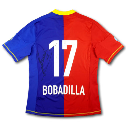 FC Basel 2012-13 Trikot heim Meistersaison signiert - BOBADILLA  #17 - 5/10 - [M]