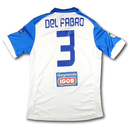Novara Calcio 2017-18 Trikot auswärts - DEL FABRO #3 - 7/10 - [L]