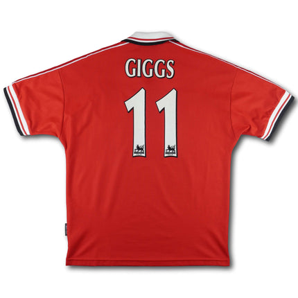 Manchester United 1998-00 Trikot heim Triplesaison - GIGGS #11 - 8/10 - [M]