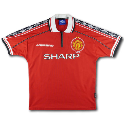 Manchester United 1998-00 Trikot heim Triplesaison - GIGGS #11 - 8/10 - [M]