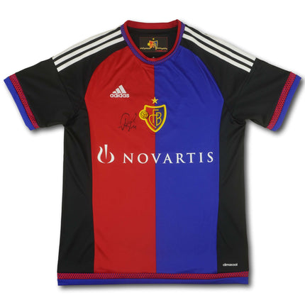 FC Basel 2015-17 Trikot heim Meistersaisons signiert - STEFFEN #11 - 9/10 - [M]