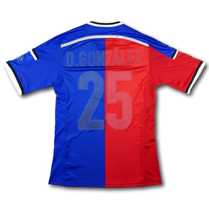 FC Basel 2014-15 Trikot heim Meistersaison - D.GONZÁLEZ #25 - 5/10 - [S]