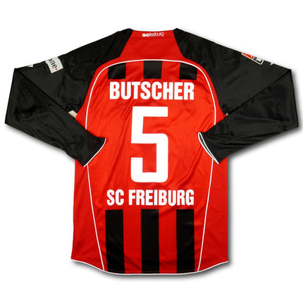 SC Freiburg 2008-09 Trikot heim - L/S - BUTSCHER #5 - 7/10 - [L]