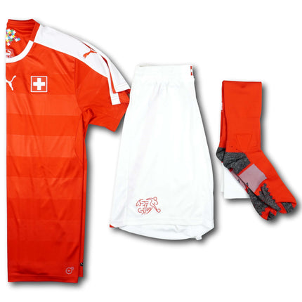 Schweiz 2016 Trikot heim inkl. Hose und Stulpen - 9/10 - [M]