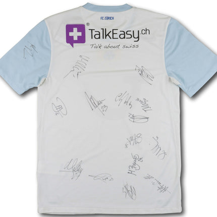 FC Zürich 2011-12 Trikot heim signiert vom Team - 7/10 - [S]