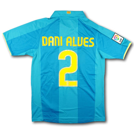 FC Barcelona 2007-09 Trikot auswärts Triplesaison (08/09) - DANI ALVES #2 - 6/10 - [S]