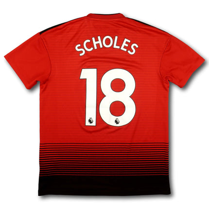 Manchester United 2018-19 Trikot heim - SCHOLES #18 - 8/10 - [M]
