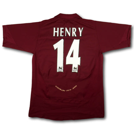 FC Arsenal 2005-06 Trikot heim Highbury - HENRY #14 - 7/10 - [Kids XL]