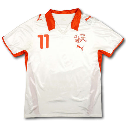 Schweiz 2008 Trikot auswärts Heim-EM - STRELLER #11 - 7/10 - [L]