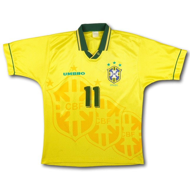 Brasilien 1994 Trikot heim WM-Sieger - ROMÁRIO #11 - 5/10 - [L]