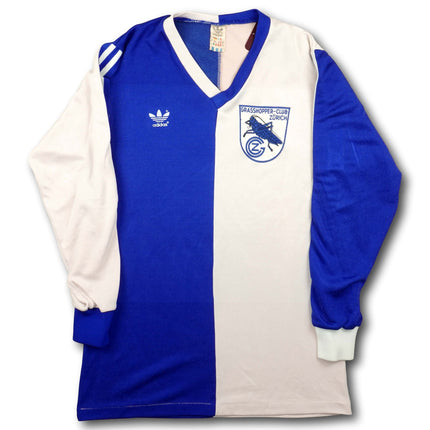 GC Zürich 1977-78 Trikot heim mit Custom-Clubemblem - L/S - 6/10 - [M]