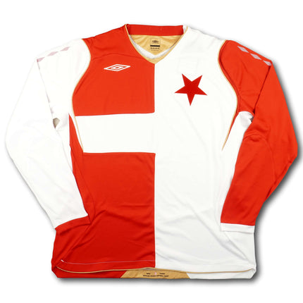 Slavia Prag 2008-09 Trikot heim Meistersaison - L/S - 9/10 - [XL]