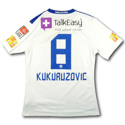 FC Zürich 2009-11 Trikot heim Player Issue - KUKURUZOVIC #8 - 7/10 - [L]