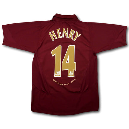 FC Arsenal 2005-06 Trikot heim - HENRY #14 - 8/10 - [M]