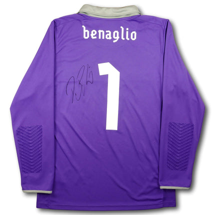 Schweiz 2012 Trikot torhüter signiert - L/S - BENAGLIO #1 - 8/10 - [L]