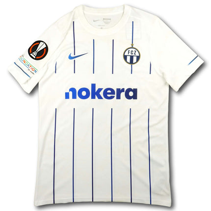 FC Zürich 2022-23 Trikot heim Player Issue Europa League / ungewaschen signiert - TOSIN #15 - 6/10 - [M]