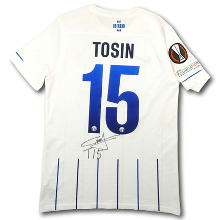 FC Zürich 2022-23 Trikot heim Player Issue Europa League / ungewaschen signiert - TOSIN #15 - 6/10 - [M]