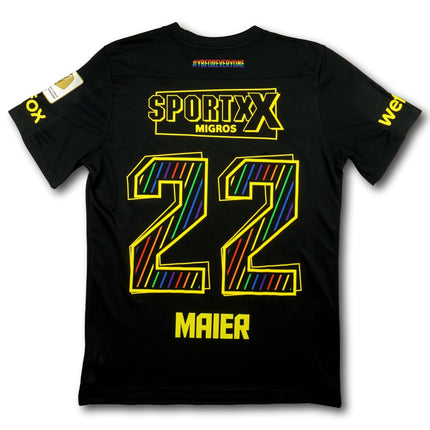 BSC Young Boys 2021-22 Trikot spezial Player Issue Pride-Trikot - MAIER #22 - 9/10 - [M]