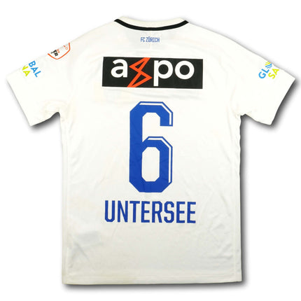 FC Zürich 2018-19 Trikot heim Player Issue - UNTERSEE #6 - 6/10 - [M]