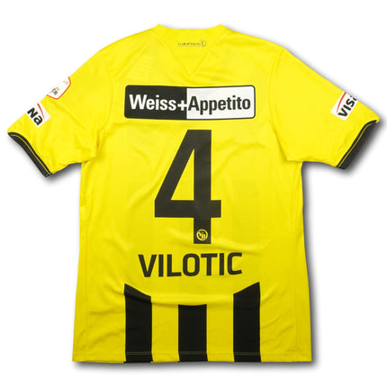 BSC Young Boys 2014-15 Trikot heim Player Issue - VILOTIC #4 - 8/10 - [L]