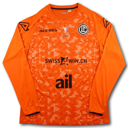 FC Lugano 2021-22 Trikot torhüter Match Issued Cupfinal 15.05.22 - Cupsieger - OSIGWE #58 - 9/10 - [L]